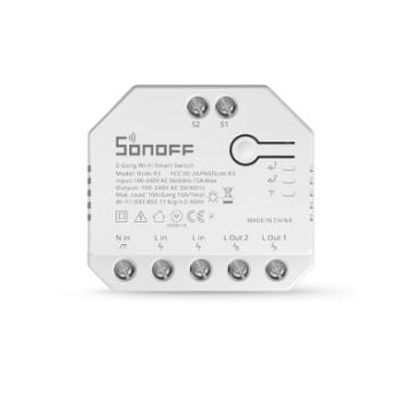 Sonoff Dual R3  Wifi pour  Volet roulant Interrupteur Surveiller le courant et la tension